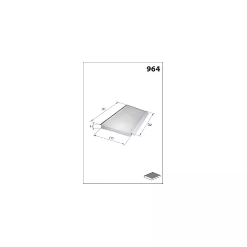 Filtre, air de l'habitacle MECAFILTER EAR7084