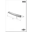 Filtre, air de l'habitacle MECAFILTER EKR7098 - Visuel 2