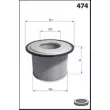 Filtre à air MECAFILTER EL3906 - Visuel 2