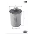 Filtre à air MECAFILTER EL3908 - Visuel 2