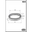 Filtre à air MECAFILTER EL3931 - Visuel 2