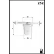 Filtre à carburant MECAFILTER ELE3584 - Visuel 2