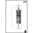 Filtre à carburant MECAFILTER ELE6001 - Visuel 2
