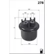 Filtre à carburant MECAFILTER ELE6002 - Visuel 2