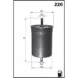 Filtre à carburant MECAFILTER ELE6010 - Visuel 2