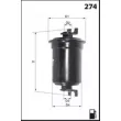 Filtre à carburant MECAFILTER ELE6034 - Visuel 2