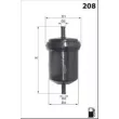 Filtre à carburant MECAFILTER ELE6043 - Visuel 2