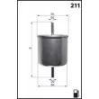 Filtre à carburant MECAFILTER ELE6044 - Visuel 2