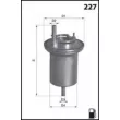 Filtre à carburant MECAFILTER ELE6063 - Visuel 2