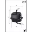 Filtre à carburant MECAFILTER ELE6083 - Visuel 2