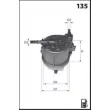 Filtre à carburant MECAFILTER ELG5242 - Visuel 2
