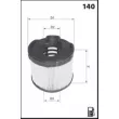 Filtre à carburant MECAFILTER ELG5493 - Visuel 2
