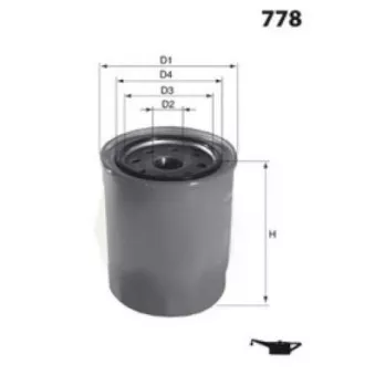 Filtre à huile MECAFILTER