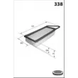 Filtre à air MECAFILTER ELP9310 - Visuel 2