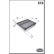 Filtre à air MECAFILTER ELP9345 - Visuel 2