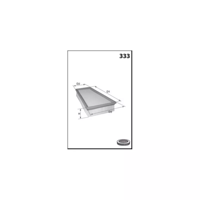 Filtre à air MECAFILTER ELP9726