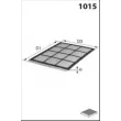 Filtre, air de l'habitacle MECAFILTER ELR7109 - Visuel 2