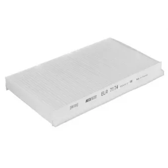 Filtre, air de l'habitacle MECAFILTER ELR7174