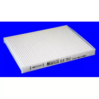Filtre, air de l'habitacle MECAFILTER ELR7312