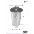 Filtre à air MECAFILTER FA3158 - Visuel 2