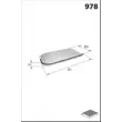 Filtre, air de l'habitacle MECAFILTER JKR7066 - Visuel 2