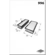 Filtre, air de l'habitacle MECAFILTER JLR7064 - Visuel 2