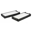 Filtre, air de l'habitacle MECAFILTER JLR7276 - Visuel 1