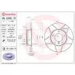 Jeu de 2 disques de frein avant BREMBO 08.5359.75 - Visuel 2
