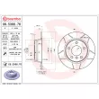 Jeu de 2 disques de frein arrière BREMBO 08.5366.76 - Visuel 2