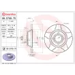 Jeu de 2 disques de frein avant BREMBO 08.5709.75 - Visuel 2