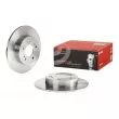 Jeu de 2 disques de frein arrière BREMBO 08.8065.14 - Visuel 1