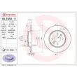 Jeu de 2 disques de frein arrière BREMBO 08.E958.11 - Visuel 2