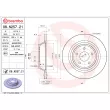Jeu de 2 disques de frein arrière BREMBO 08.N257.21 - Visuel 2