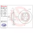 Jeu de 2 disques de frein arrière BREMBO 08.N257.41 - Visuel 2
