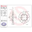 Jeu de 2 disques de frein avant BREMBO 09.5290.75 - Visuel 2