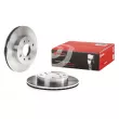 Jeu de 2 disques de frein avant BREMBO 09.5449.11 - Visuel 1