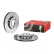 Jeu de 2 disques de frein avant BREMBO 09.5745.76 - Visuel 1