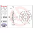 Jeu de 2 disques de frein avant BREMBO 09.6728.75 - Visuel 2