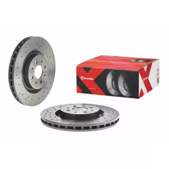 Jeu de 2 disques de frein avant BREMBO 09.8004.4X