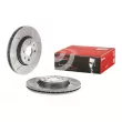 Jeu de 2 disques de frein avant BREMBO 09.8137.76 - Visuel 1