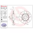 Jeu de 2 disques de frein avant BREMBO 09.8137.76 - Visuel 2