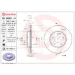 Jeu de 2 disques de frein avant BREMBO 09.8680.11 - Visuel 2