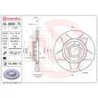 Jeu de 2 disques de frein avant BREMBO 09.8690.75 - Visuel 2