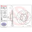 Jeu de 2 disques de frein avant BREMBO 09.9923.1X - Visuel 2
