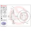Jeu de 2 disques de frein arrière BREMBO 09.A358.11 - Visuel 2