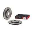 Jeu de 2 disques de frein arrière BREMBO 09.B504.1X - Visuel 1