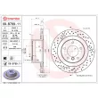 Jeu de 2 disques de frein arrière BREMBO 09.B789.11 - Visuel 2