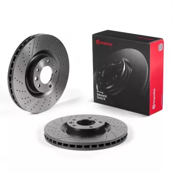 Jeu de 2 disques de frein avant BREMBO 09.B806.11