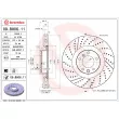 Jeu de 2 disques de frein avant BREMBO 09.B806.11 - Visuel 2