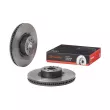 Jeu de 2 disques de frein avant BREMBO 09.B980.11 - Visuel 1